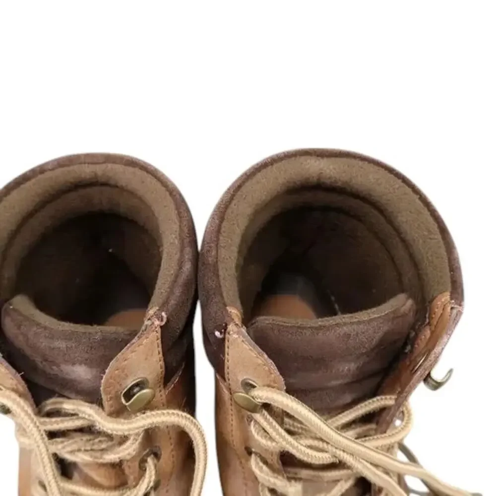 Sperry Shoes Mens 8 Boots Duck Outdoor Leather Waterproof Brewster Lace Up Brown